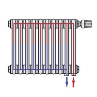 Нижнее подключение